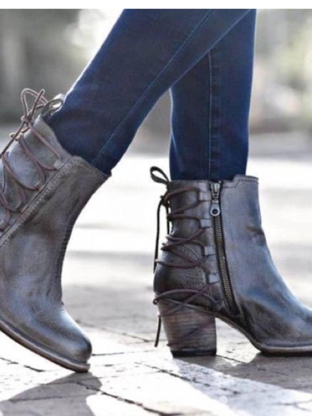 Bed Stu Brown Leather Boots Blair 8